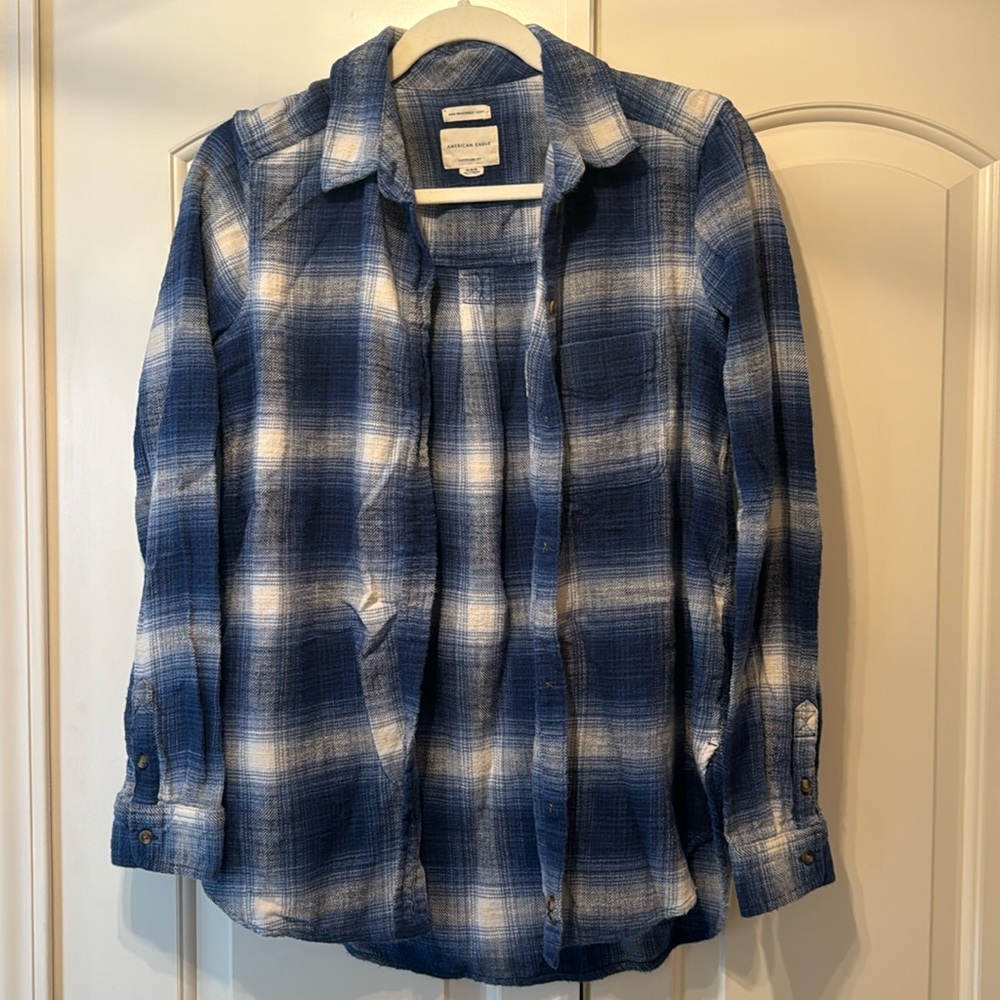American Eagle Flannel Size M Boyfriend Fit